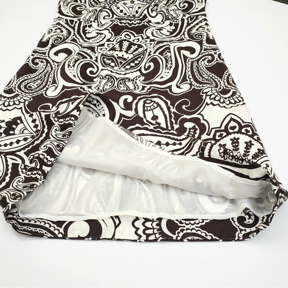 Women’s Halter Dress Embellished White and Brown by INC. - Picture 7 of 7